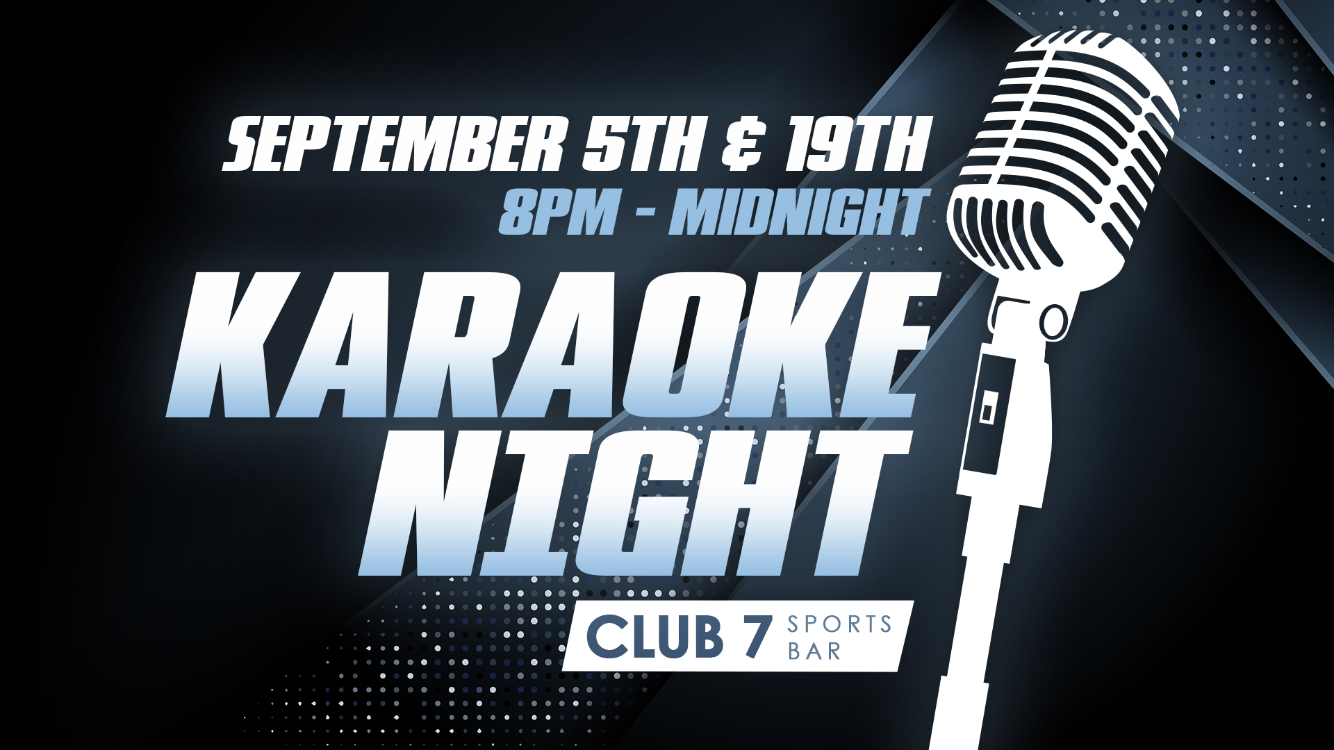 09 September 2025 Karaoke Night Horiz